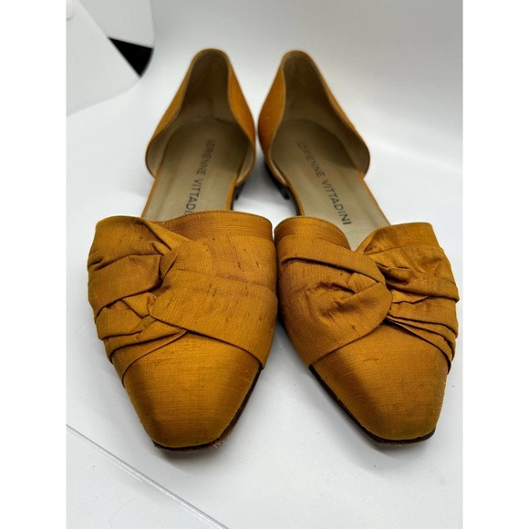 Adrienne vittadini orange Flats Size 7.5 - Picture 1 of 6